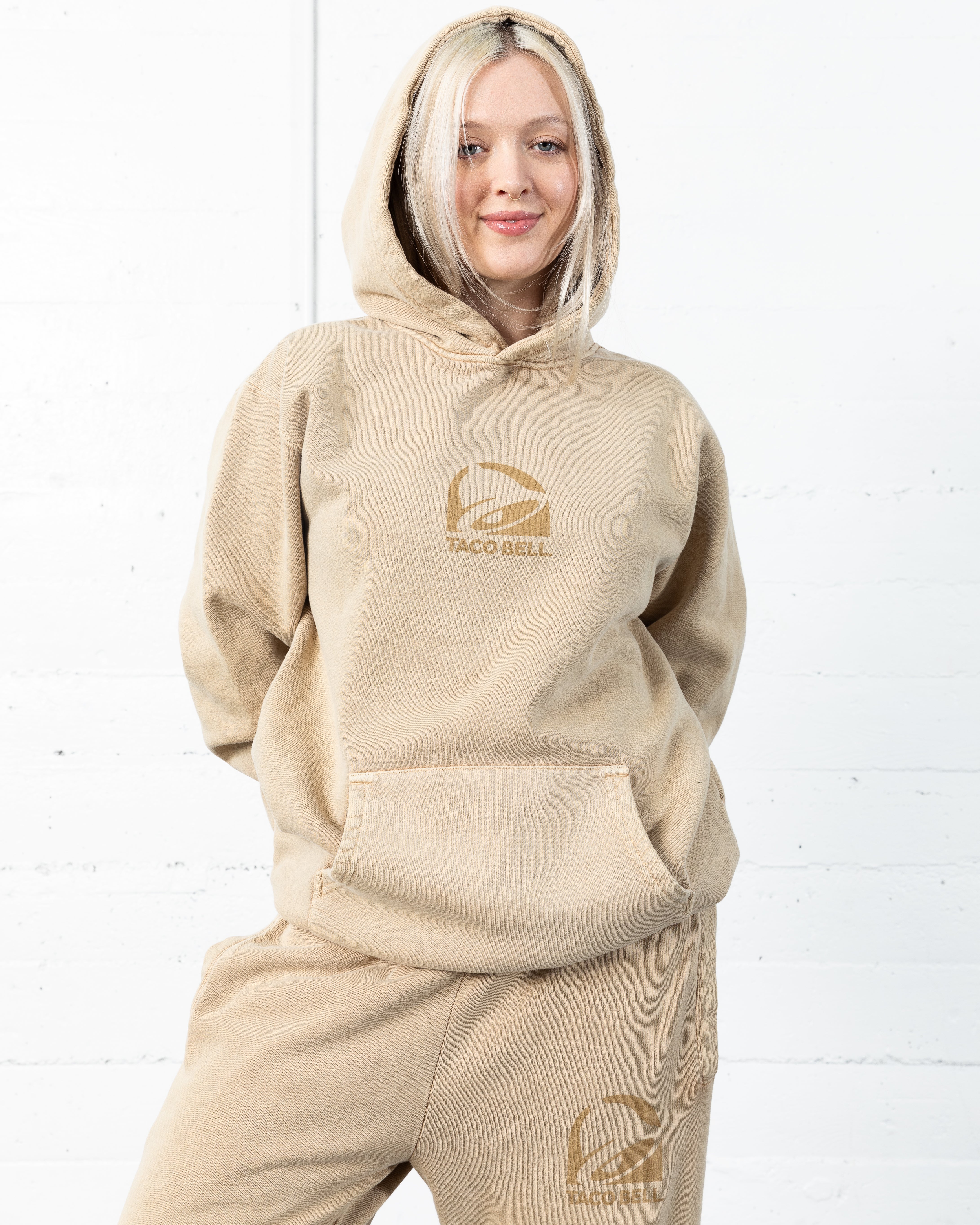 White taco bell hoodie hot sale