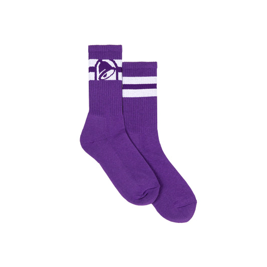 Purple Bell Logo Socks