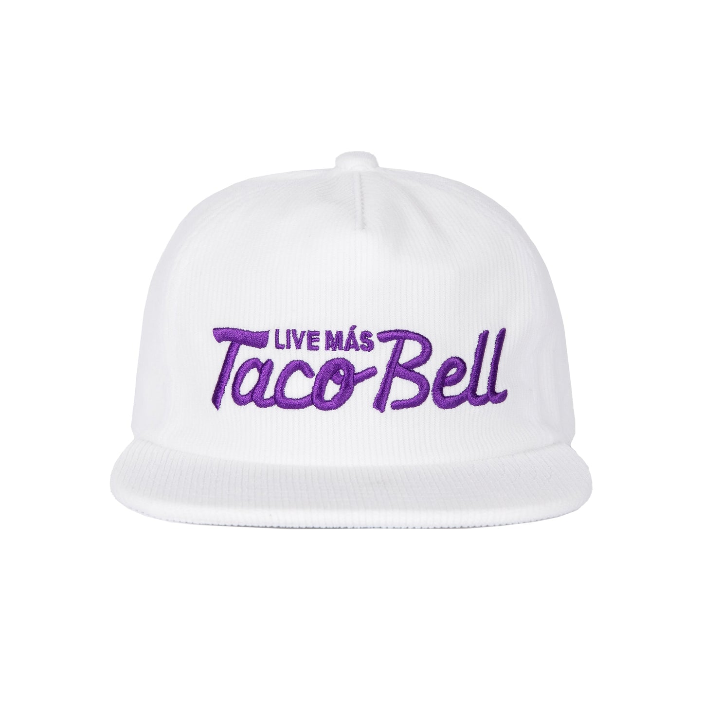 Corduroy Taco Bell White Hat