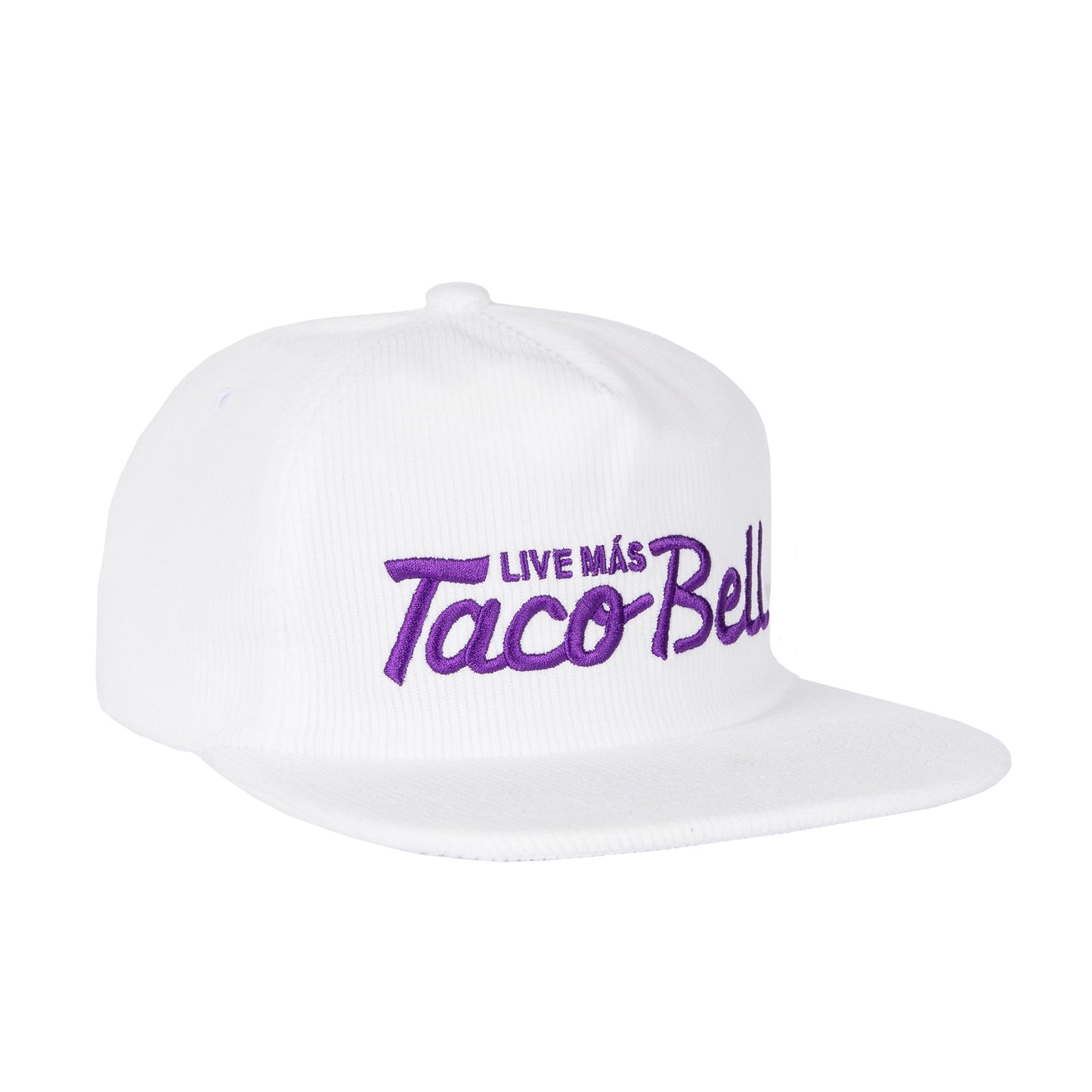 Corduroy Taco Bell White Hat