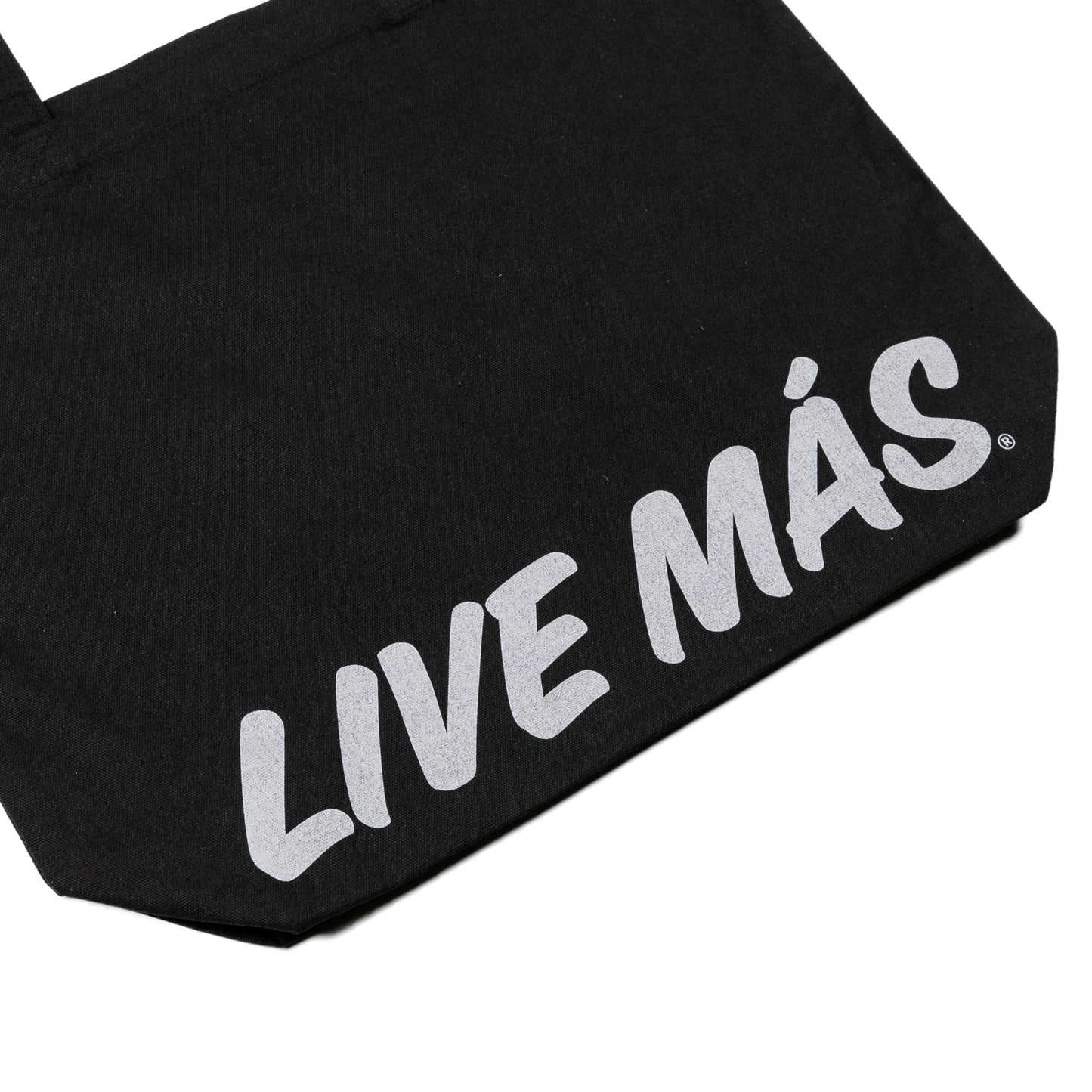 Live Más Black Tote