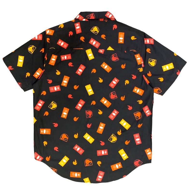 Sauce Packet Short Sleeve Button Up Shirt